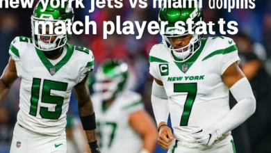 new york jets vs miami dolphins match player stats